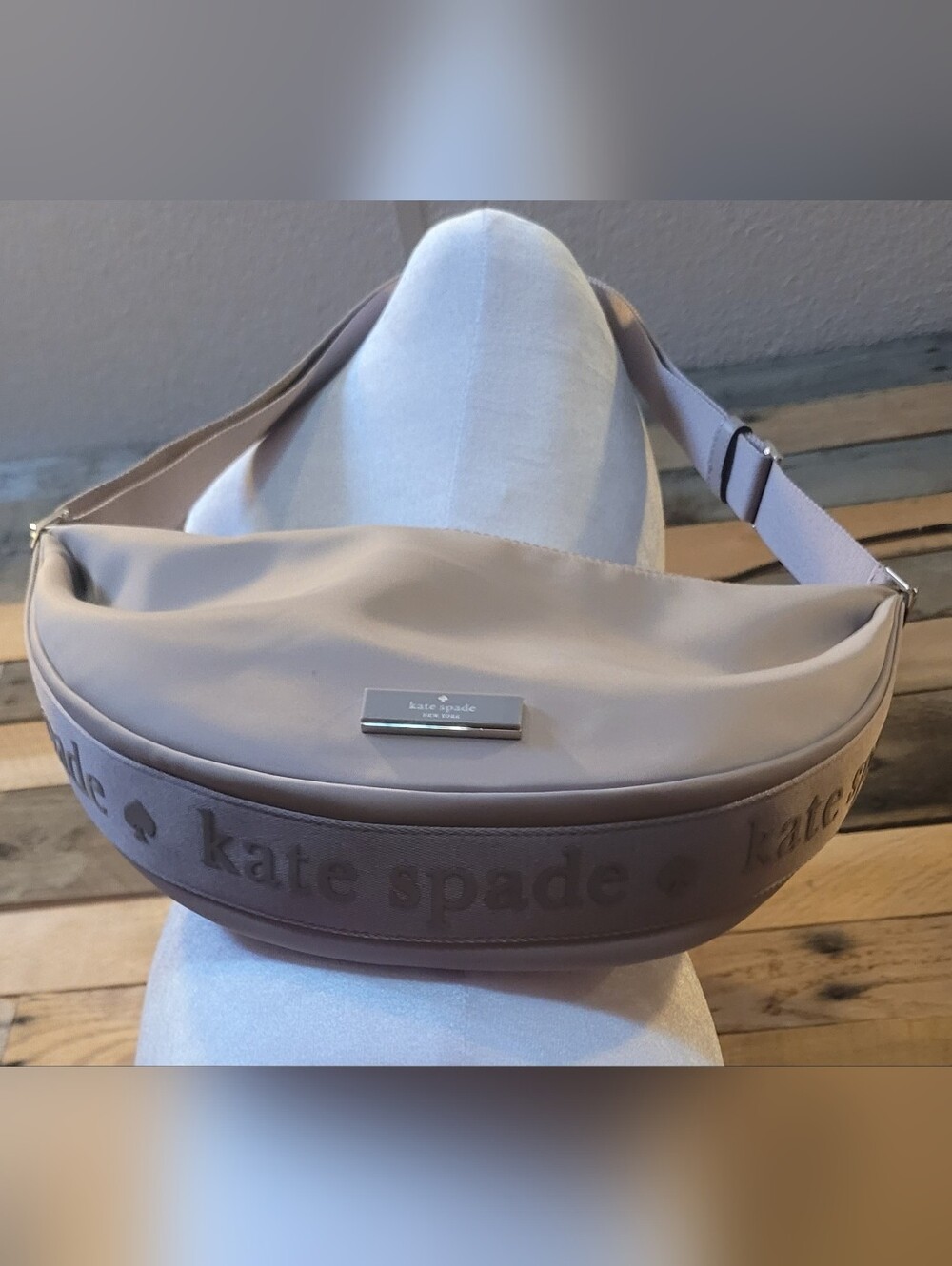 kate spade Medium Sling Shoulder Bag In Taupe NWOT